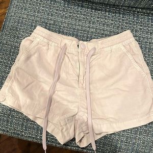 Pale pink cordouy shorts